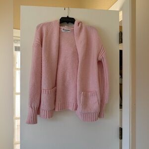No Boundaries Pink Women's Cardigan Sweater